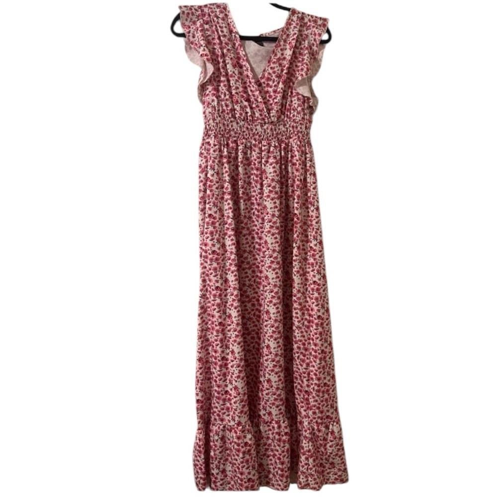 Floral Maxi Dress - Pink